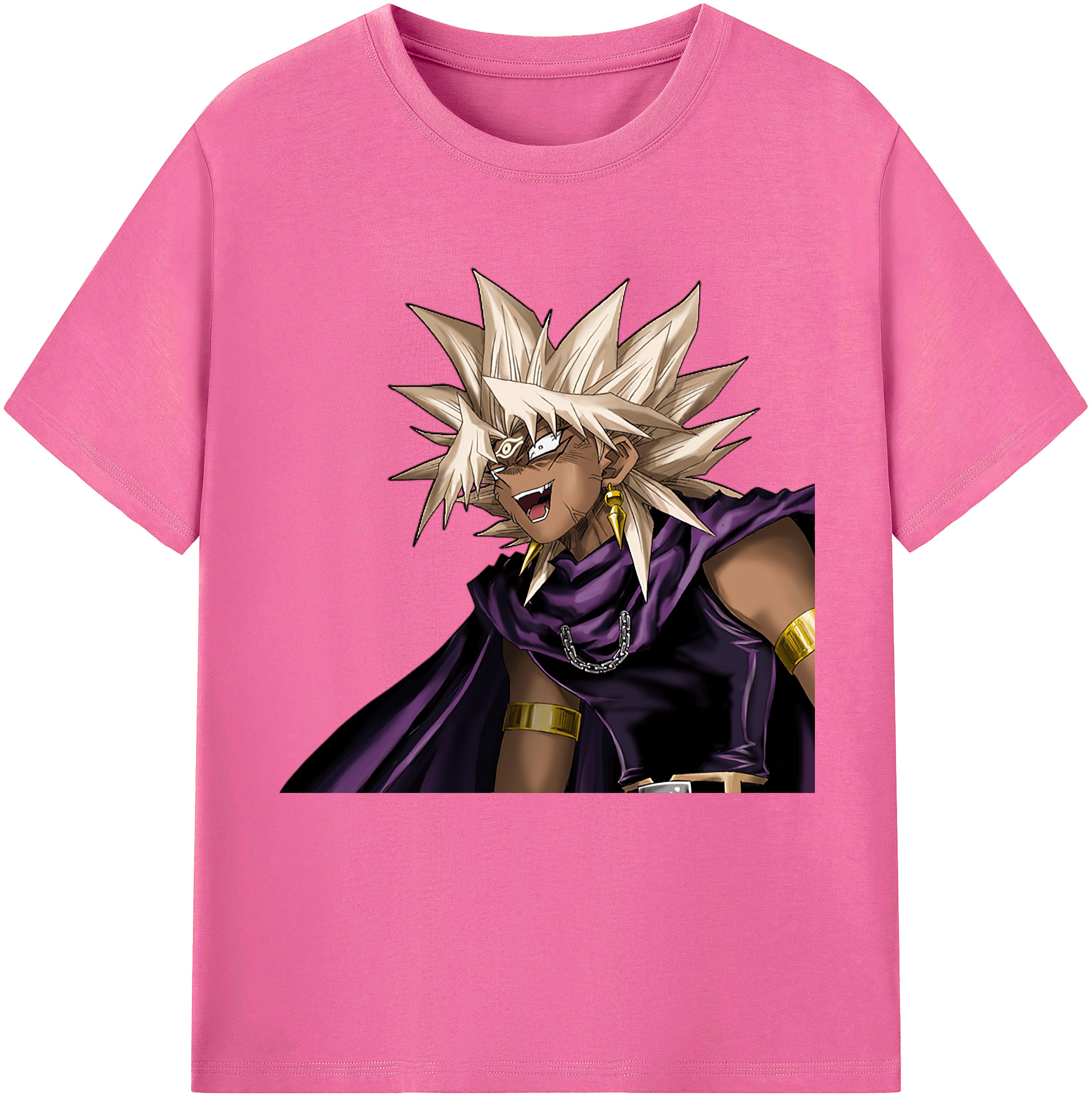 （画像用） 遊☆戯☆王 Yu-Gi-Oh! レディースカジュアルプリントTシャツ（綿100％）